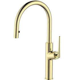 Златен кухненски смесител за кухня Blandini Tirol Gold